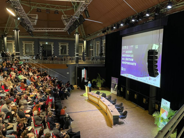 Amphithéatre des assises du livre de Aix en Provence février 2023